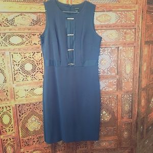 Navy Fitted Dress